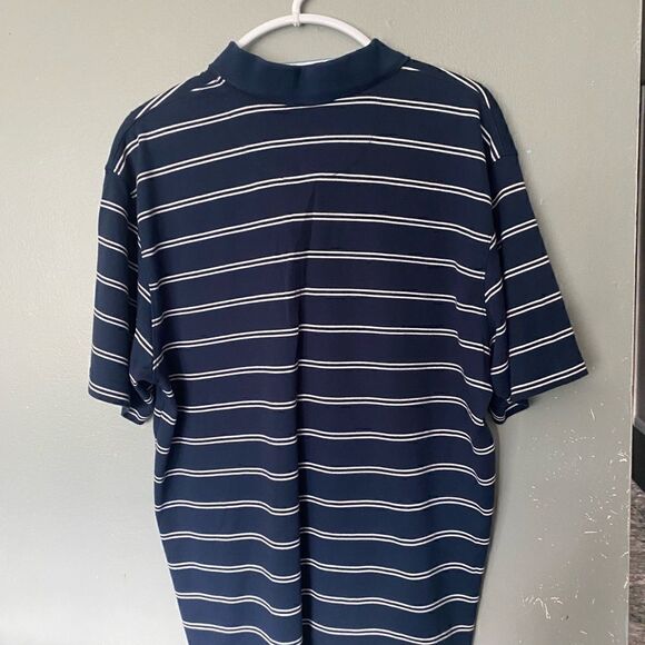 Arrow Polo shirt navy/white stripes size Large - Picture 3 of 5